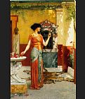 John William Godward Famous Paintings - The Bouquet